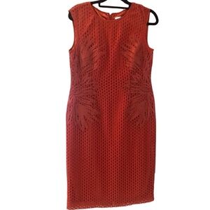 2013DS Antonio Melani Orange Edgy Sexy Dress